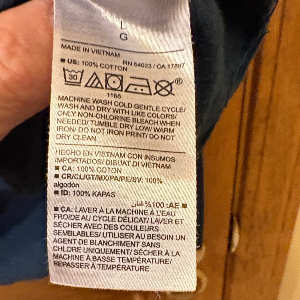 Old Navy Deep Teal Long Sleeve Everywear T-Shirt - Picture 9 of 9